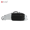 White Moon Shape Carbon Fiber Composite Violin Case With Book Bag (SVC204P) 