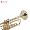 Professional Brass Instrument Solid yellow brass Trumpet With Case (ATR8800)