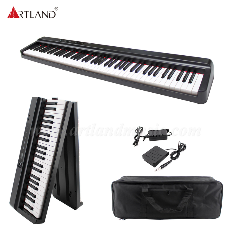 Foldable Digital Piano 88 Keys Keyboard, Bluetooth Portable Electric Piano(ABX15S-88)
