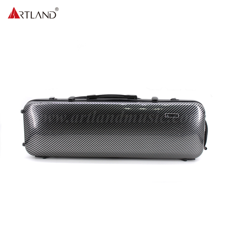 Black Stripe Carbon Fiber Composite Oblong Violin Case (SVC005P) Wholesale