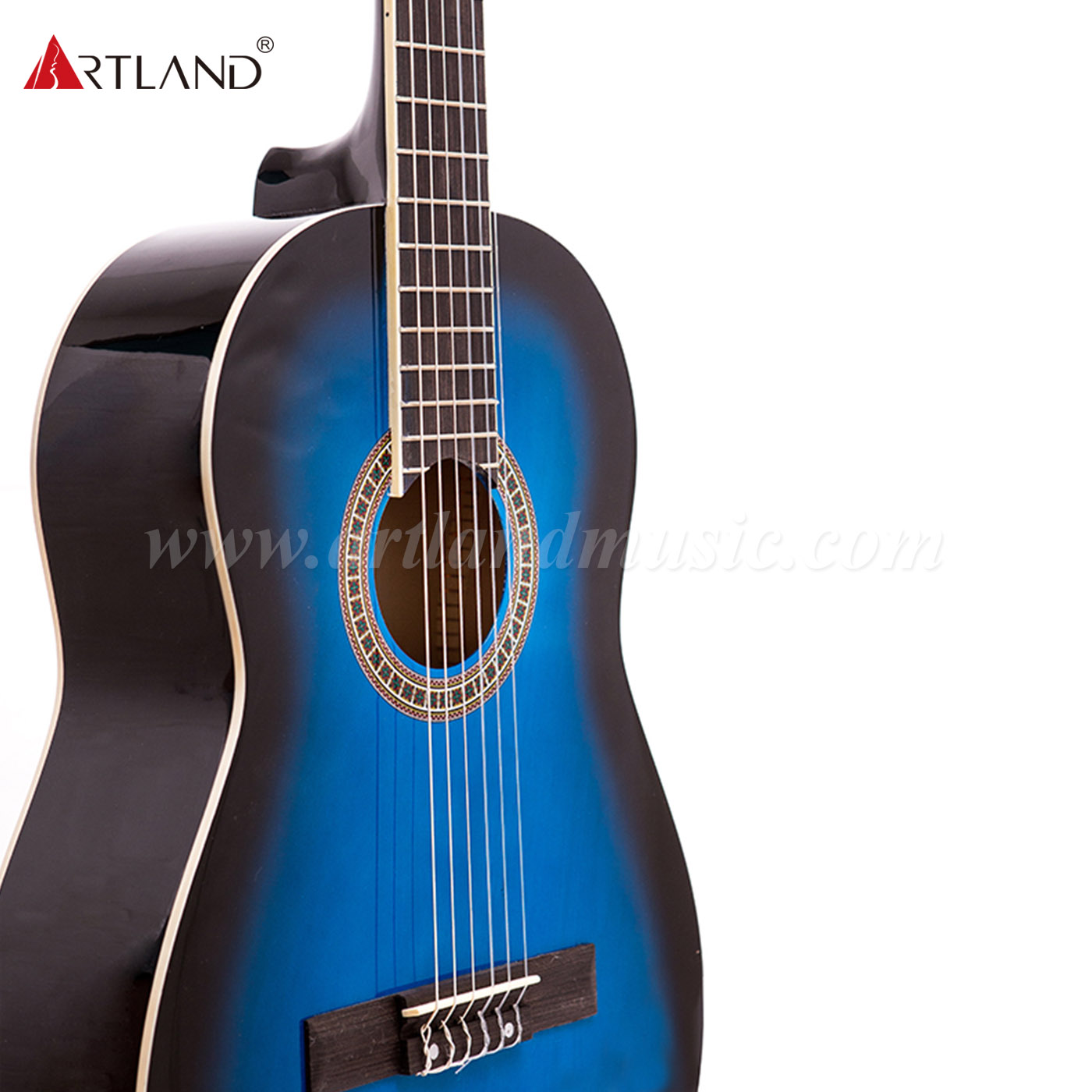 Linden Top Back&Side Blue Classic Guitar (CG860BL)