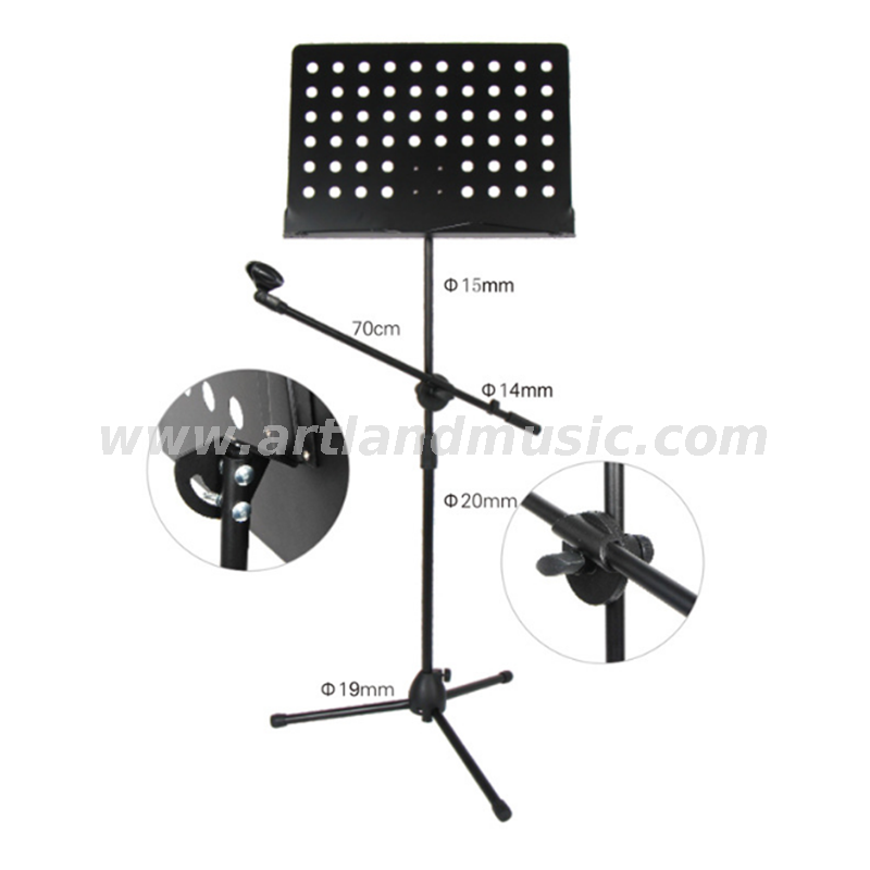 Music Sheet Stand with Microphone Stand(MS513)