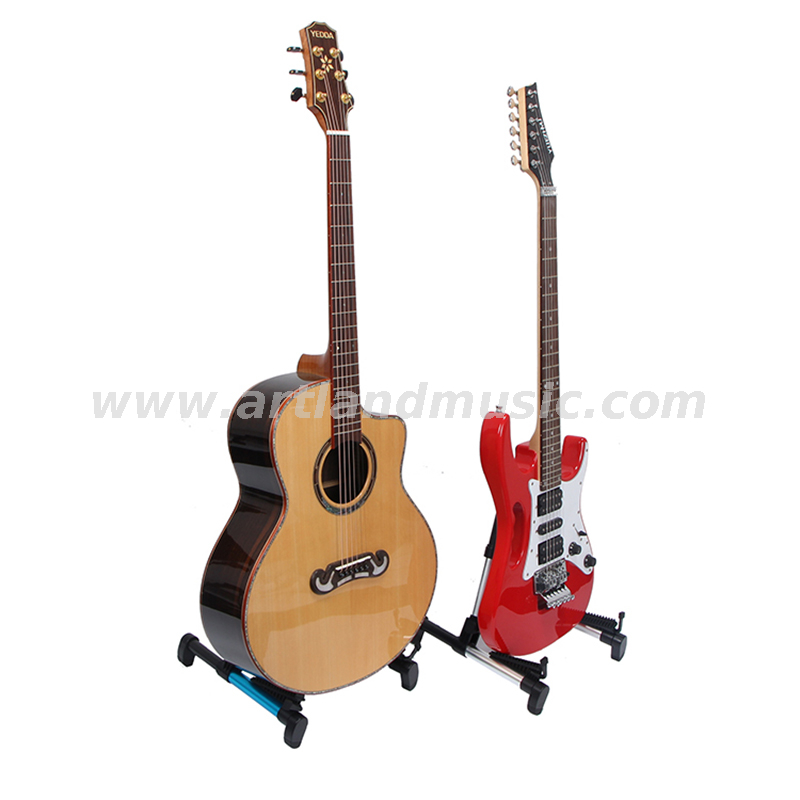 Folk guitar stand folding vertical guitar stand telescopic folding guitar stand（AGS-20）