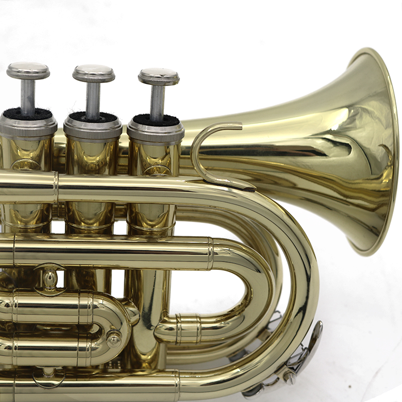 Pocket Trumpets Gold Lacquer Entry Model Key of Bb （ATPT-6500）