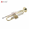 Professional Brass Instrument Solid yellow brass Trumpet With Case (ATR8336)
