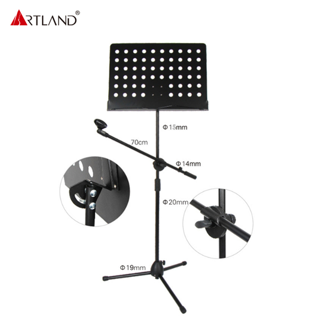 Music Sheet Stand with Microphone Stand(MS513)