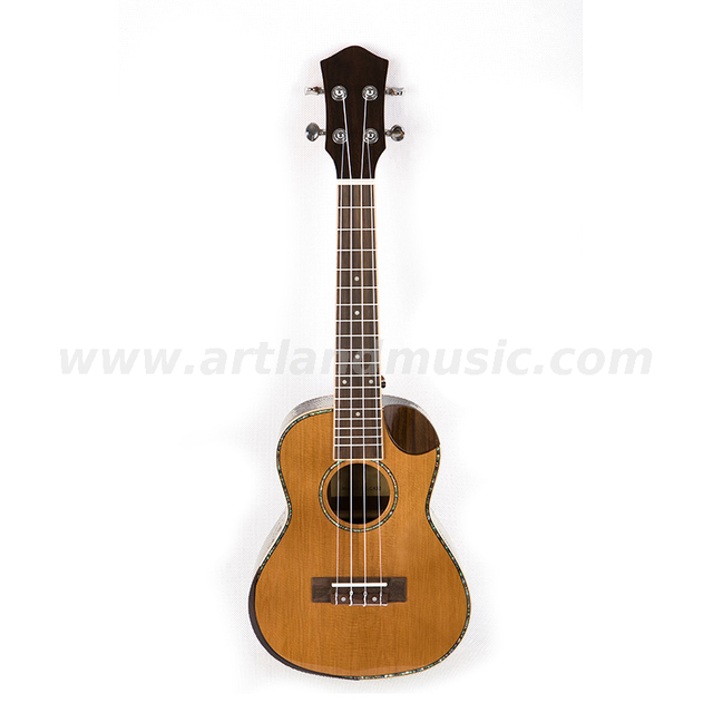 Ukulele 24" Nature Color Wholesale (UKC432) Gloss Finish