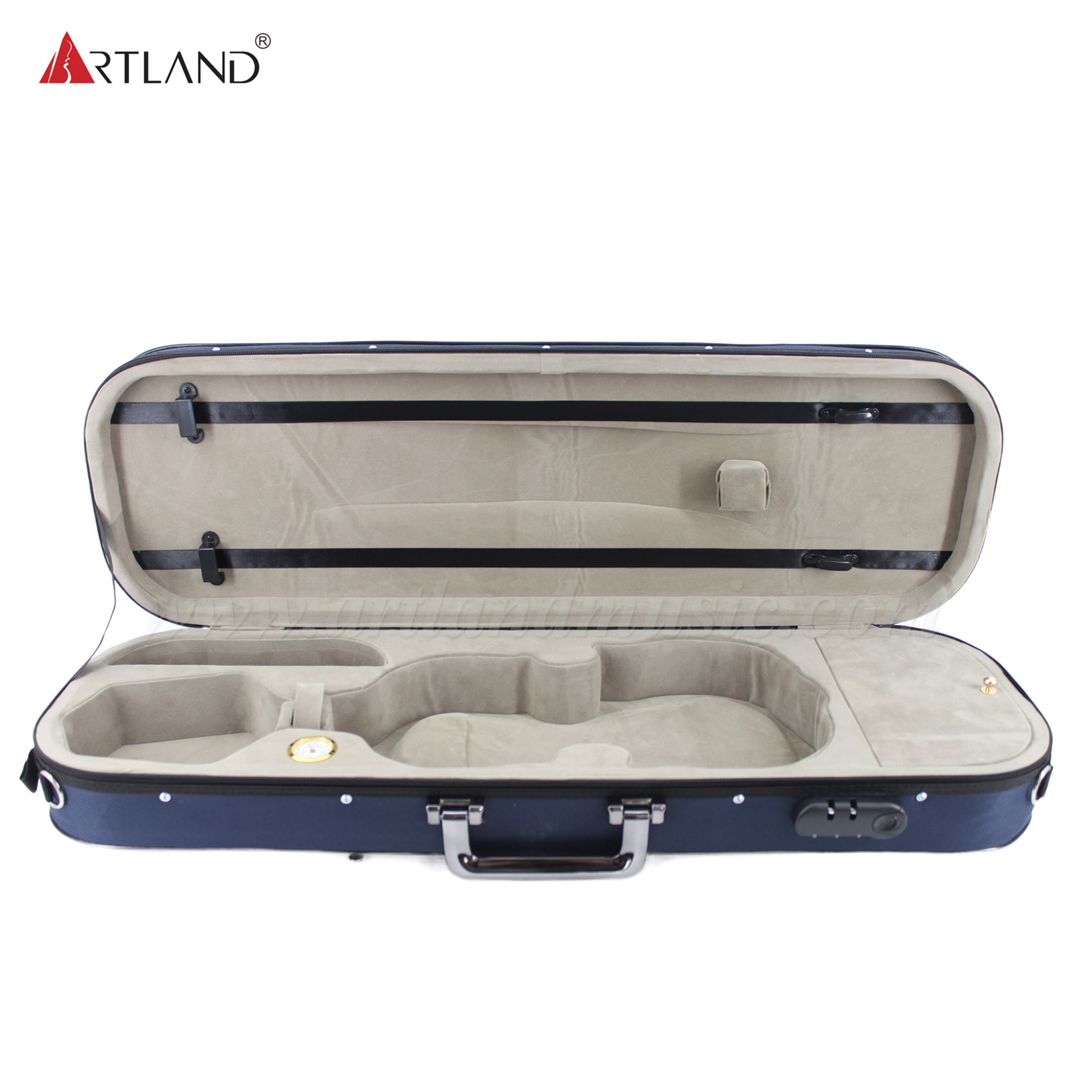 Blue Oxford Oblong Violin Case (SVC113)