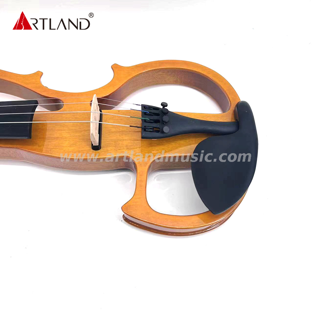 Solid Body Electric Violin With Case,Earphone,Bow (EV002)