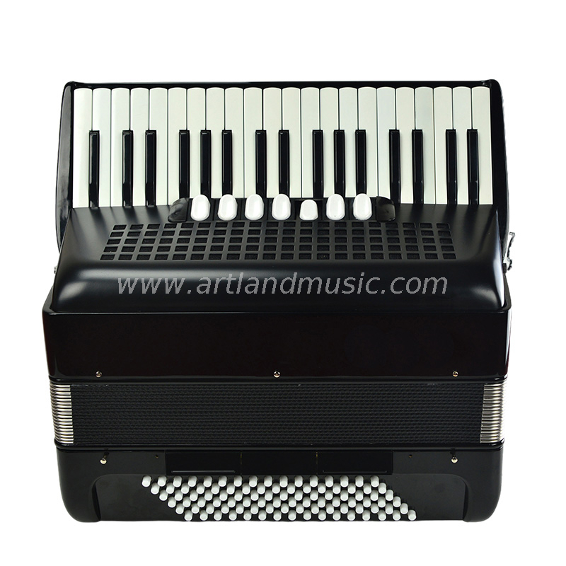 37 Keys 96 Bass Piano Accordion Black 9 Chorus (AT3796)