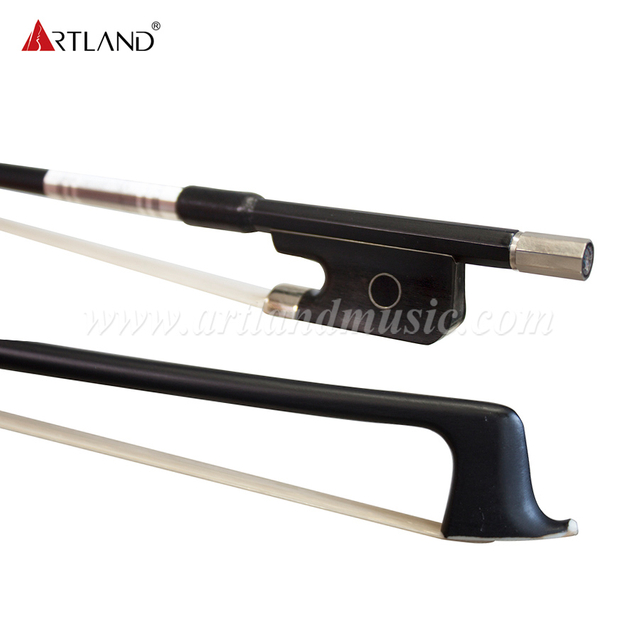 Black Carbon Fiber Violin Bow (AB930C)