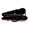 Pink Carbon Fiber Composite Triangle Light Violin Case (SVC002P)