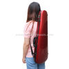 Triangle Shape Fiberglass Violin Case (SVC302F) Red