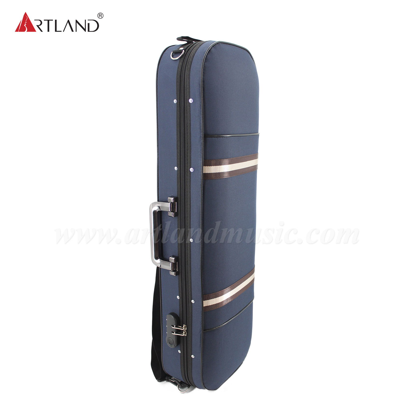 Blue Oxford Oblong Violin Case (SVC113)