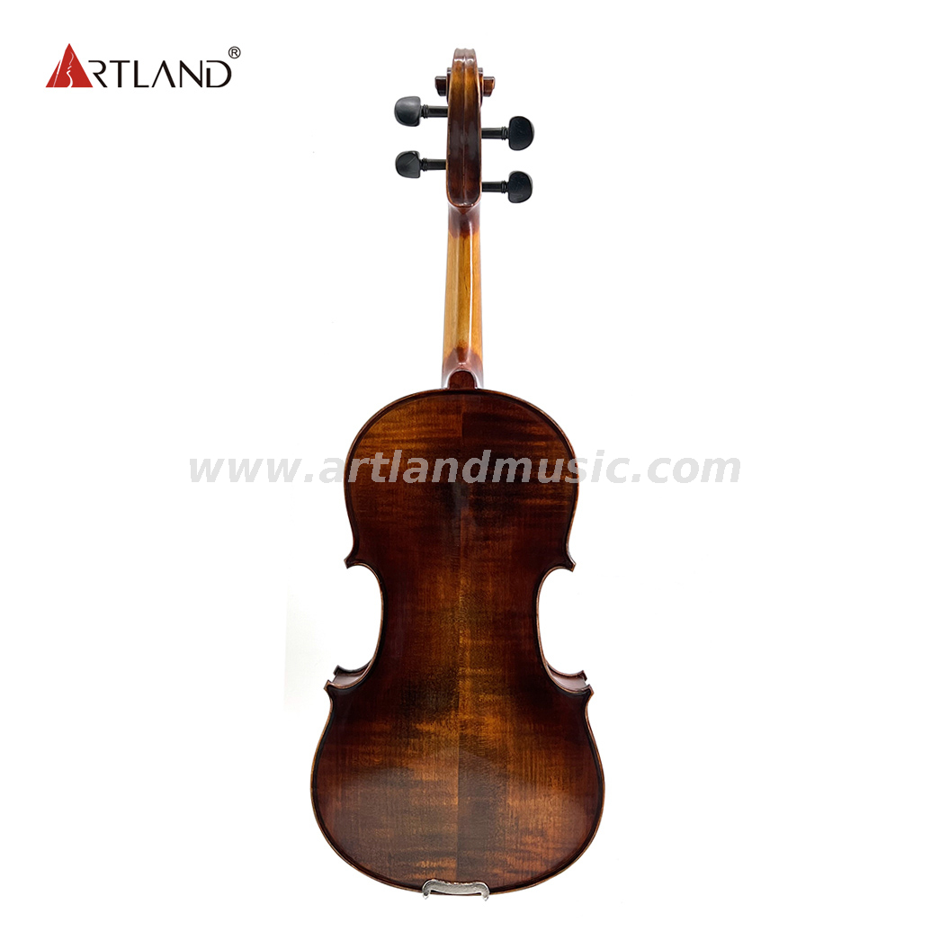 Hand Made Violins With Antique Spirit Varnish And Natural Flame(AV50S)
