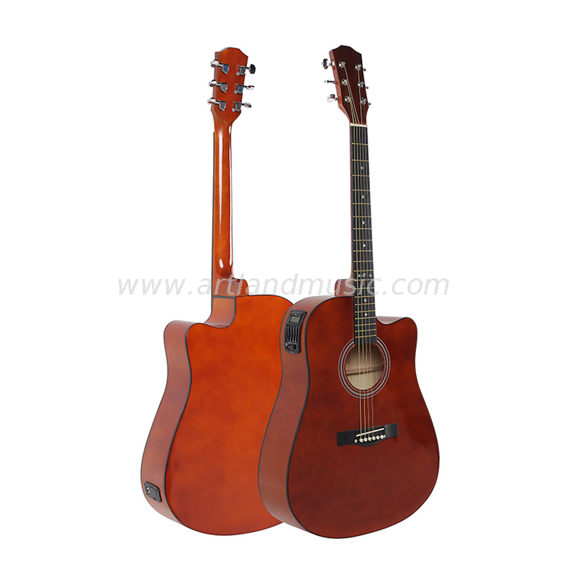 Linden Plywood Acoustic Guitar WithEQ (AG4110CEQ)