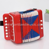 7 Key 2 Bass Mini Small Toy Piano Accordion Kids Children Educational Musical Instrument, Gift with Color Box