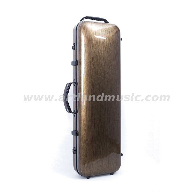 Coffee Carbon Fiber Composite Violin Oblong Case (SVC005P) Wholesale