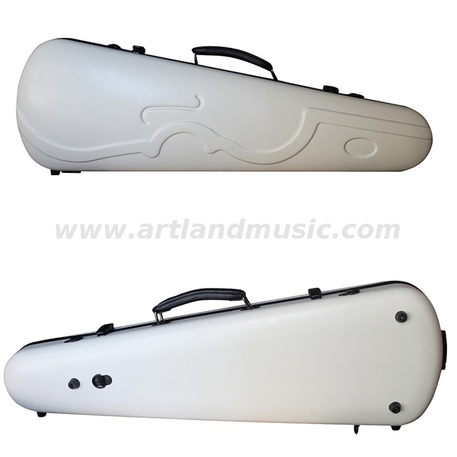 Shape Composite White Violin Case (SVC003p)