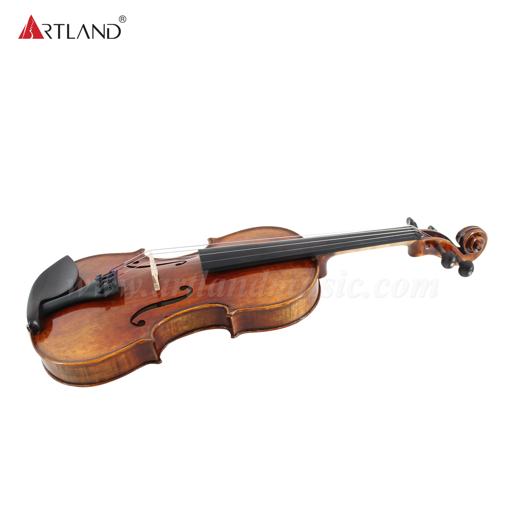 Solid Hard Carved Spruce Violin (AVA60）