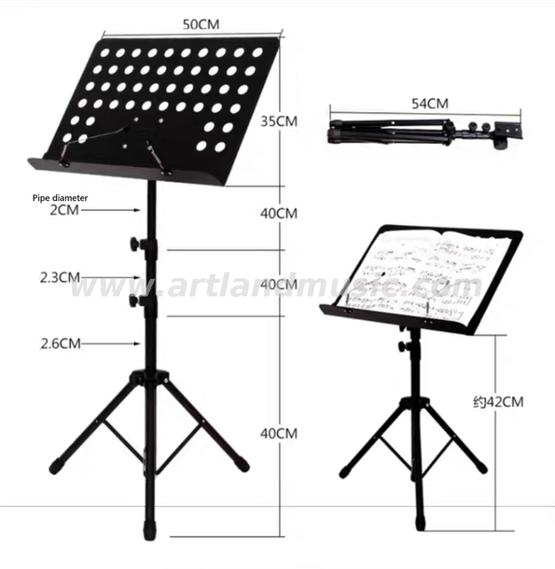 Foldable Professional Music Stand MS160