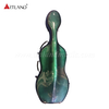 Gradient Carbon Fiber Cello Case Green to Blue (CSC601C)