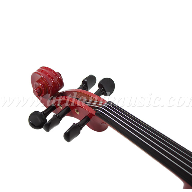 Solid Body Electric Violin With Case,Earphone,Bow (EV002-5S)