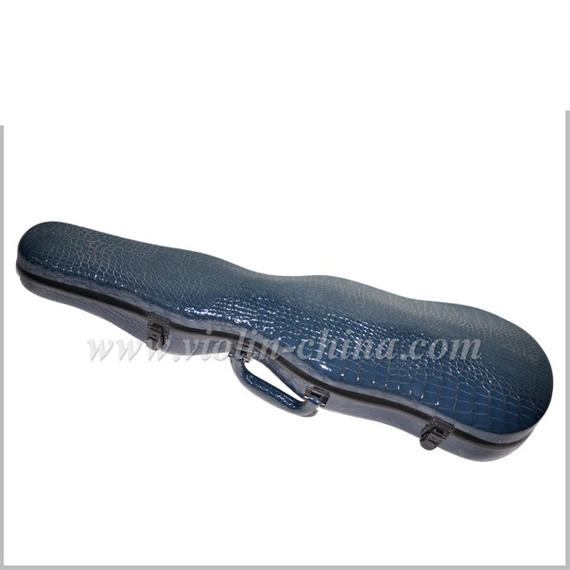 Fiber Glass Violin Case (Crocodile Shape) (SVC004)