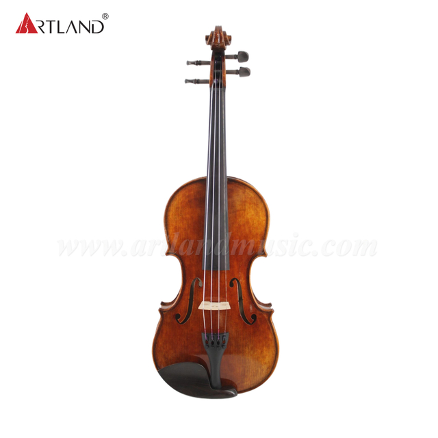 Solid Hard Carved Spruce Violin (AVA60）
