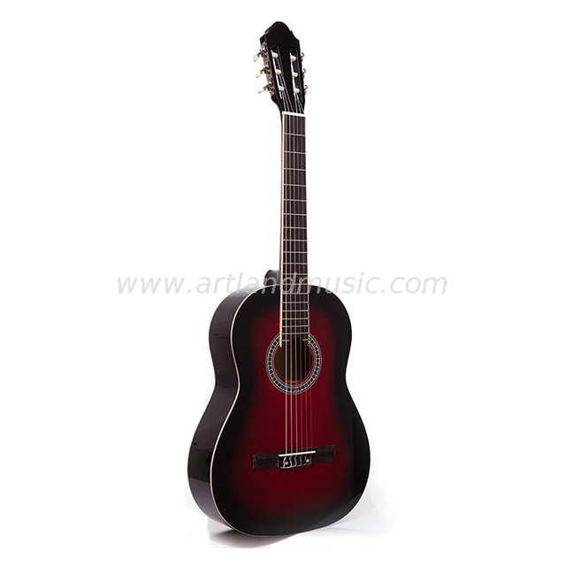 Linden Top Back&Side Wine Red Classic Guitar (CG860WR)
