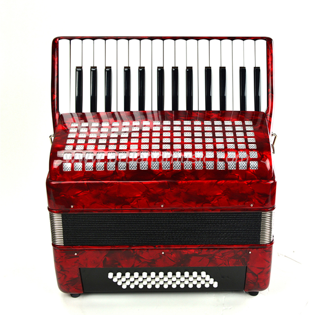 30 Keys 48 Bass Piano Accordion Red (AT3048-A) Wholesale