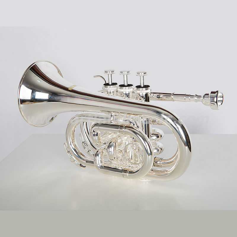 Silver Pocket Trumpet AHD4508S