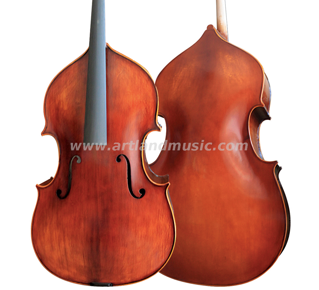 Solid Double Bass with ebony fingergoar and 20mm padding bag (HB050)