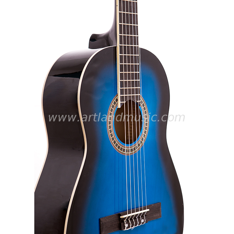 Linden Top Back&Side Blue Classic Guitar (CG860BL)