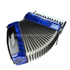 30 Keys 24 Bass Piano Accordion Blue (AT3024-A)