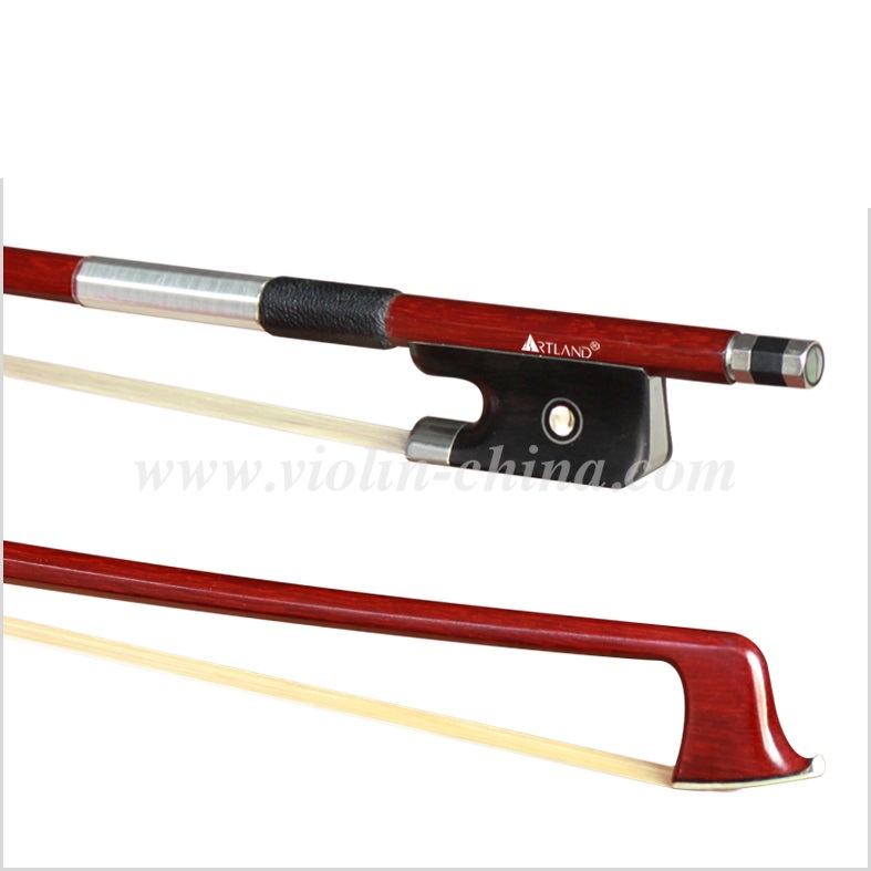Brazilwood Viola Bow (AB880) with Abalone Shell