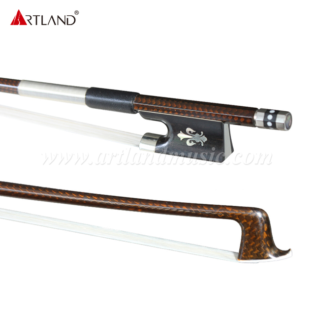 Red Carbon Fiber Violin Bow (NB923C)