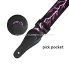 Purple lightning Guitar Strap (GSP01)