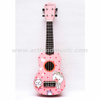 Colorful Cartoon Ukulele (UKS200D) -Pink