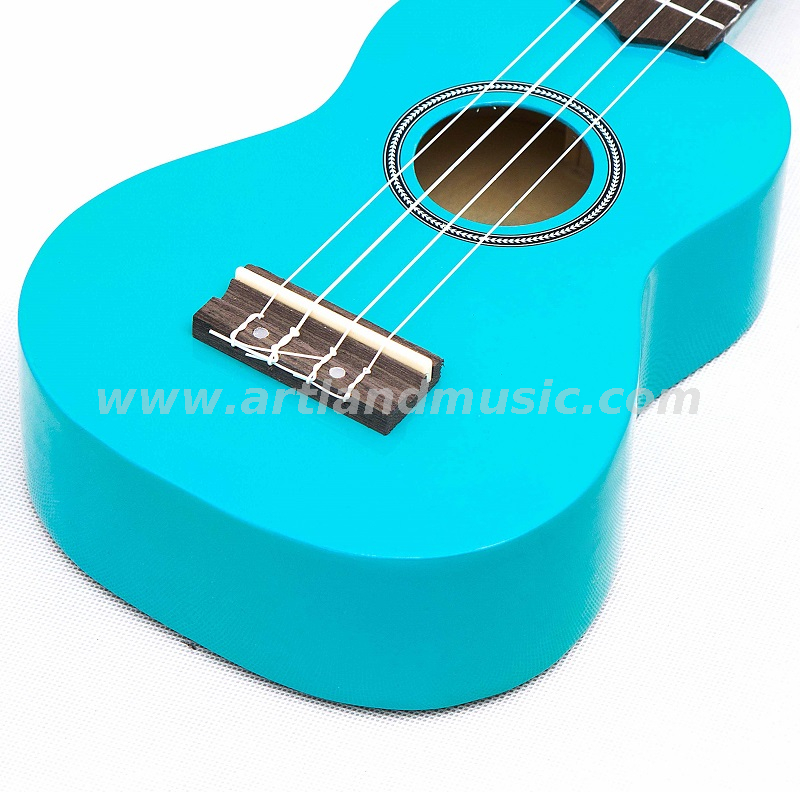 4 Strings Colorful Ukulele (UKS200)-Blue