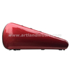 Triangle Shape Fiberglass Violin Case (SVC302F) Red