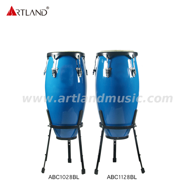 Latin Percusion Fiberglas Conga 10"'*11"' Set -Blue ABC1028BL 