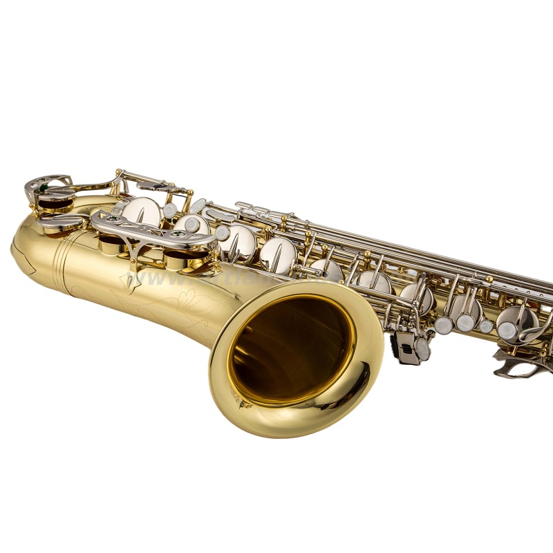 Tenor Saxophone Gold Lacquer Nickel Key