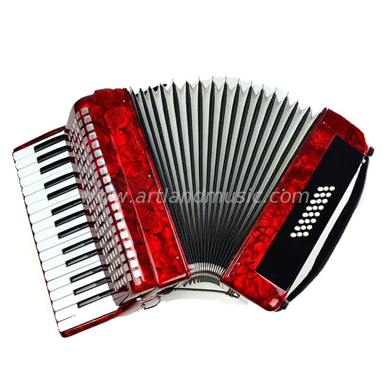 32 Keys 24 Bass Piano Accordion Red (AT3224)