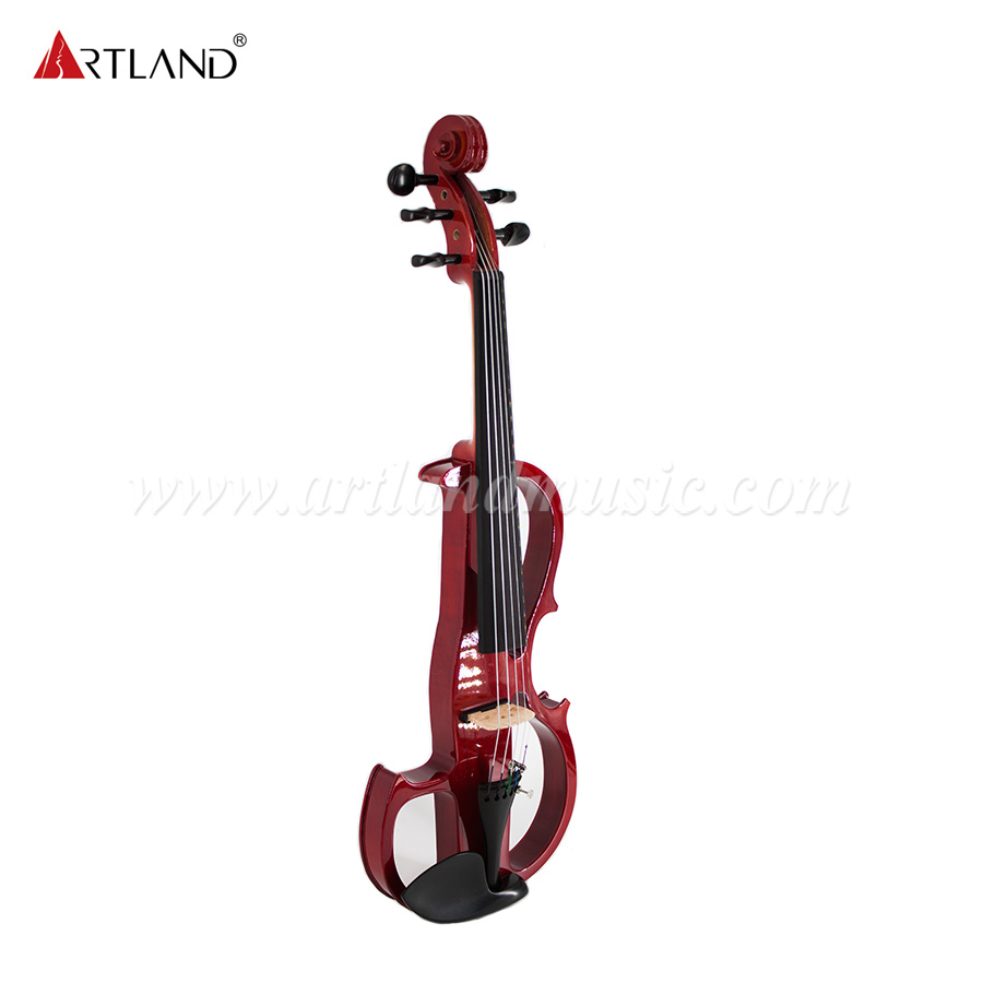 Solid Body Electric Violin With Case,Earphone,Bow (EV002-5S)