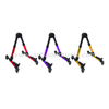 Folk guitar stand folding vertical guitar stand telescopic folding guitar stand（AGS-20）