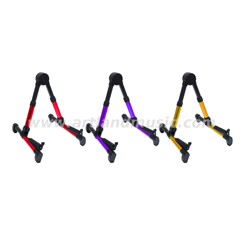 Folk guitar stand folding vertical guitar stand telescopic folding guitar stand（AGS-20）
