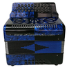 31 Keys 12 Bass Diatonic Accordion Red (BAT3112G) 6 Six Colour Metal