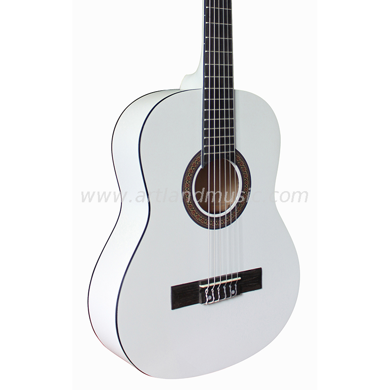 Wholesale Price White Color Classic Guitar Set(CG860WT)