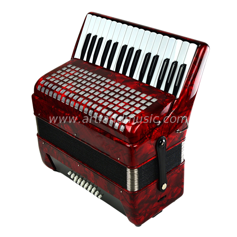 32 Keys 24 Bass Piano Accordion Red (AT3224)